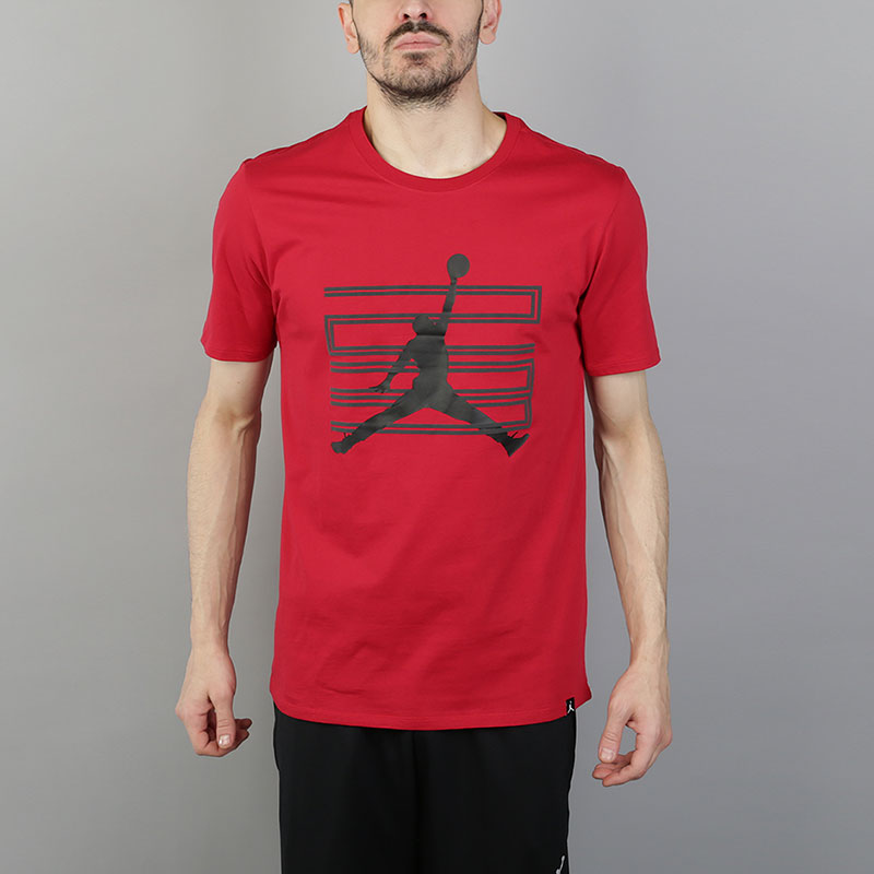 мужская красная футболка Jordan Sportswear AJ 11 944220-687 - цена, описание, фото 1